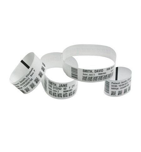 Zebra Z-Band UltraSoft Baby Wristbands, 19.10 x 152.40mm